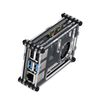 Durable 9 Layer Acrylic Transparent Case Cooling Fan & Heatsink Set for Raspberry Pi 4 Accessories