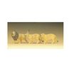 Lions (3) HO Scale Preiser Models