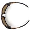 Generic The Tempe Bifocal Sun Reader Sport & Wrap-Around Safety Reading Sunglasses, ANSI Z87.1, + 2.00 Tortoise with Amber Lens