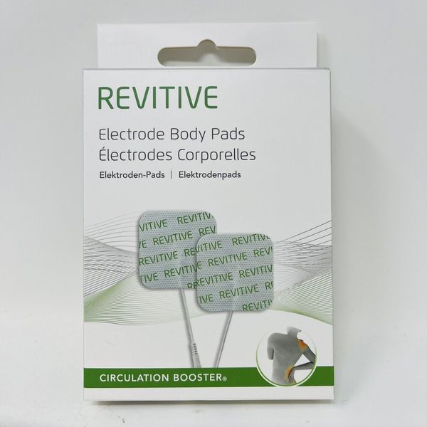 Revitive Circulation Booster Body Pads Targeted Pain Relief 4 Electrode Pads New