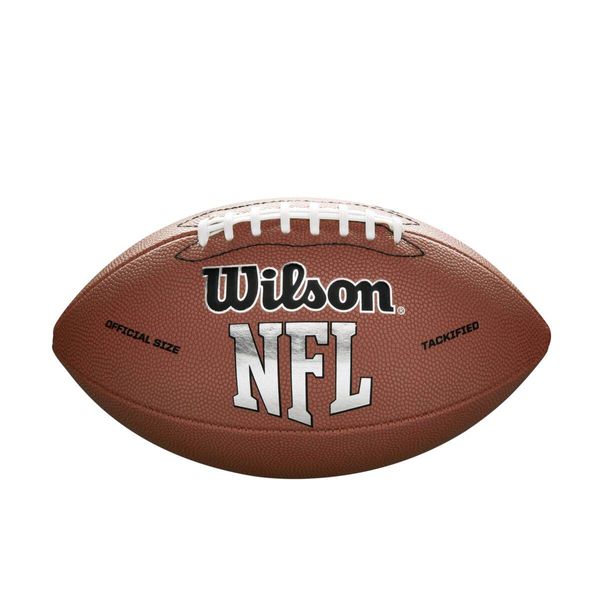 Wilson NFL MVP Peewee Football - Brown Version, PeeWee (Age 6-9)