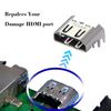 GBAuto 2 Pack HDMI Port Replacement Compatible with Sony PlayStation 4 PS4 Display Socket Interface Jack Connector Repair Kit