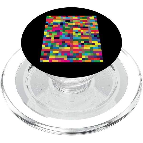 Perturbation Pattern Face Recognition Automatic Camera Image PopSockets PopGrip for MagSafe