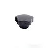 Star Knob Grip M12 x 40mm Female Thread Clamping Knobs Handle Tightening Screw Black