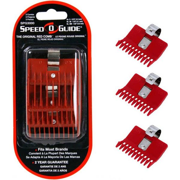 Speed O Guide SP-SP3000, Size 0,00,000 Comb, 3 Count