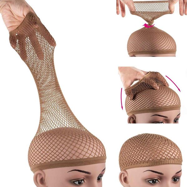 Dreamlover Wig Caps for Women, Hair Net for Wigs, Brown Wig Caps to Hold Wig in Place, 2 Pieces