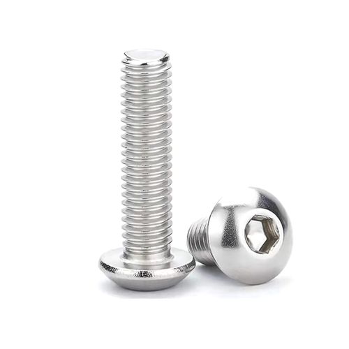 M2.5-0.45 x 14mm Button Head Socket Cap Screws, Stainless Steel 304, Full Thread, Allen Socket Drive, Heavy Duty Machine Hexagon Screw Drive 100 PCS