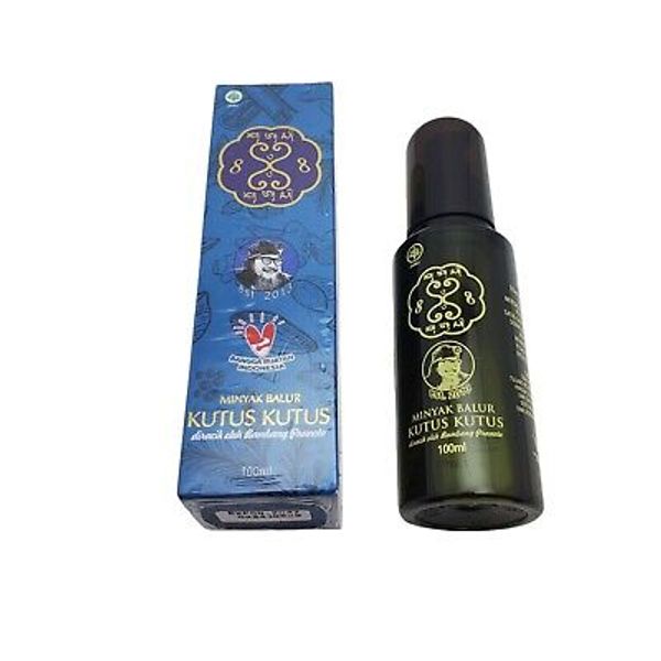 One bottles Kutus Kutus Indonesia Bali Organic Herbal Healing Massage Oil 100ml