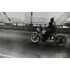 Crossing the Ohio River Photography Art Poster Print by Danny Lyon Harley Davidson Panhead Motorcycle, 30x20