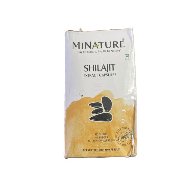 miniature schilajit extract capsules