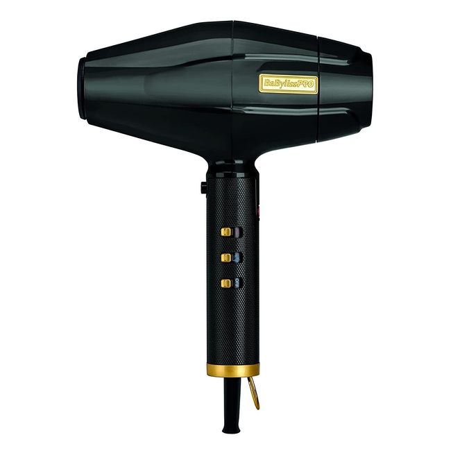 BaByliss PRO Black FX High Performance Professional Hair Dryer - Black (FXBDB1)