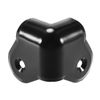 uxcell Speaker Corner Protector Cabinet Edge Corner Speaker Stackable Guard Wrap Corner 35mm Case Protection Silver 4pcs