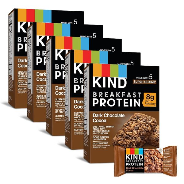 KIND Breakfast, Healthy Snack Bar, Dark Chocolate Cocoa, Gluten Free Breakfast