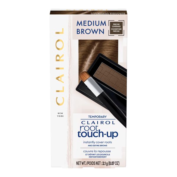 Clairol Root Touch-Up Concealing Powder, Medium Brown, 1 Count