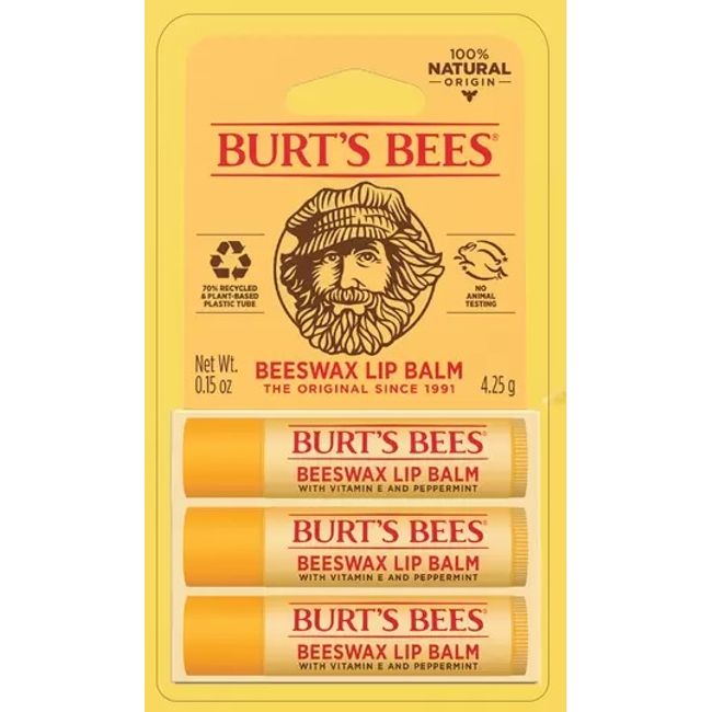 [COSTCO] Costco (BURTS BEES) Burt&#39;s Bees Original Lip Balm 3 bottles