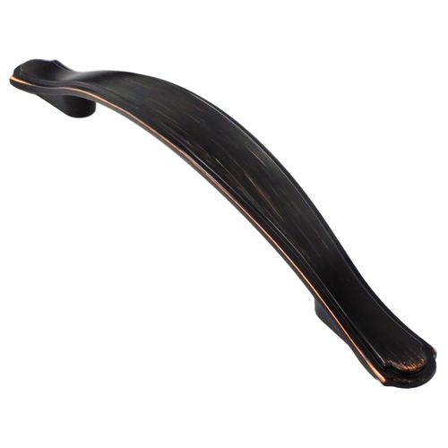Alzassbg 10 Pack Oil Rubbed Bronze Cabinet Pulls, 3-3/4 Inch(96mm) Hole Centers Cabinet Handles Arch Kitchen Hardware for Cabinets and Drawer AL3028ORB