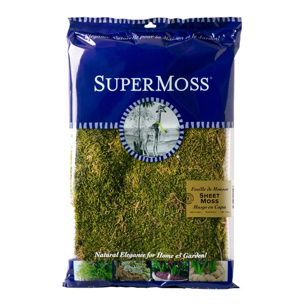 SuperMoss (21582) Sheet Moss Dried, Natural, 8oz