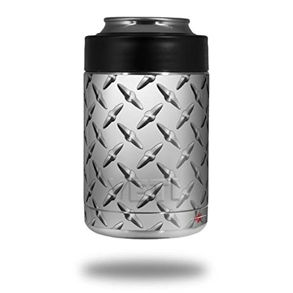 Diamond Plate Metal - Decal Style Skin Wrap fits Yeti Rambler Colster and RTIC Can (Cooler NOT Included)