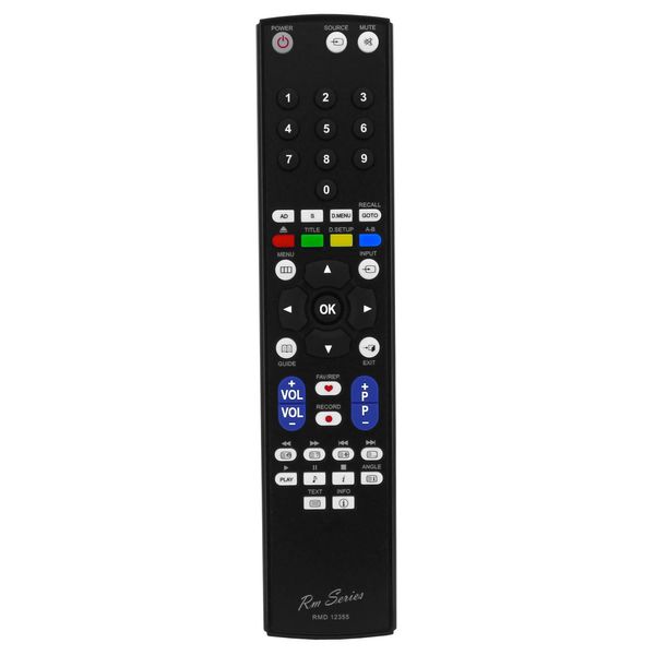 RM Series Replacement Remote Control for Polaroid SSDV2811-I1