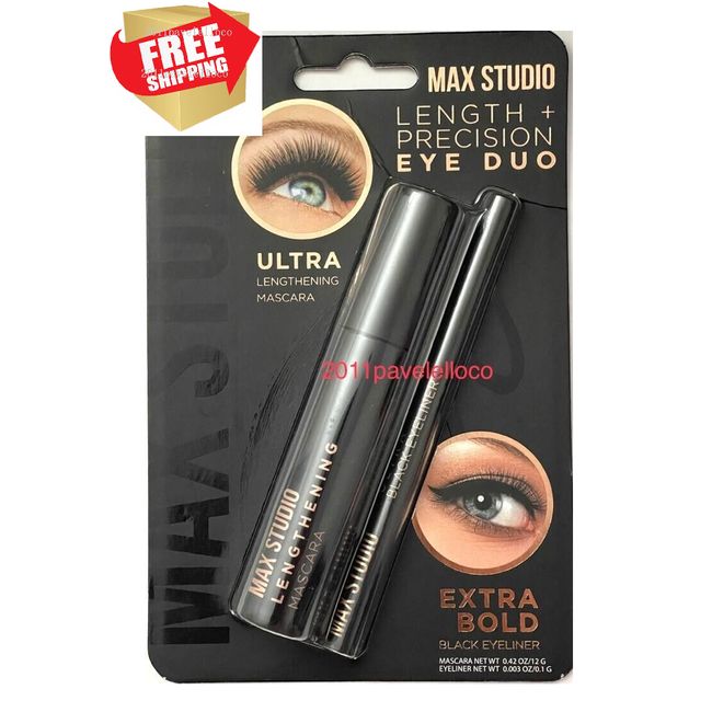 Max Studio Length + Precision * EYE DUO * Ultra Lengthening Mascara + Eyeliner