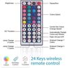 32ft LED Strip Lights Remote Control Bedroom for Indoor Use