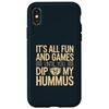 iPhone X/XS Humus Lover Never Dip My Hummus Case