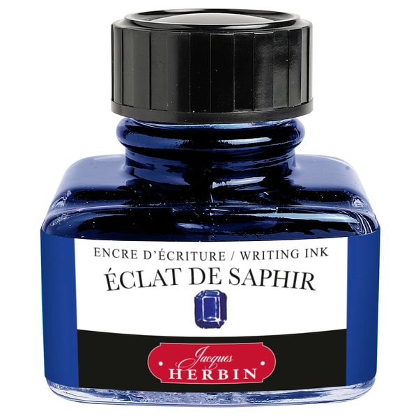 Herbin Fountain Pen Ink - 30ml Bottled - Eclat de Saphir