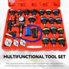28Pcs Cooling System Radiator Pressure Testing Pump with Hose Car Pickup SUV Red