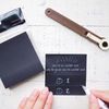 ZCZN Sticky Notes Pop Up Notebook Refill 76x76mm 100 Sheets x 4 Pads Black