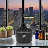 LED Quiet Essential Humidifier, Creative Shape Design Intelligent Timer Setting Portable Oil Diffuser with 7 Colors Light for Large Room(200ml Black)