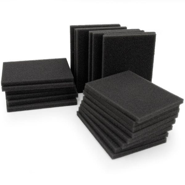 CASEMATIX 3x4 Card Dividers For Toploader Storage Boxes and Trading Card Storage,24 Pack of Foam Card Box Dividers Precision Cut to Fit Top Load Card Cases, TCG Boxes and One Touch Card Holders