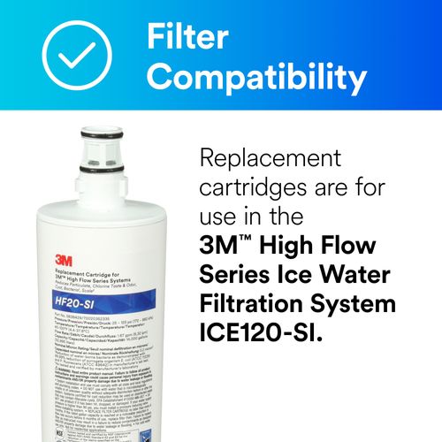 3M™ High Flow Series Filter Cartridge HF20-SI, 5636429, 0.2 um NOM, 1.67 gpm, 14000 gal