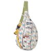 KAVU Original Rope Sling Pack with Adjustable Rope Shoulder Strap, Triblinds
