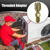 Refrigerant Tank Thread Adapter | Refrigerant Hose Adapter - Quick Connect Precise Reverse Fitting, 1/4 Inch Connector for Split Air Conditioner