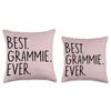 Best Grammie Ever Throw Pillow