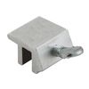 High Security Quick Installation Aluminum Sliding Screw Window Lock Silver NEW