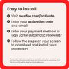 McAfee Total Protection 2025 | 1 Device | Direct from McAfee | Same Day Delivery