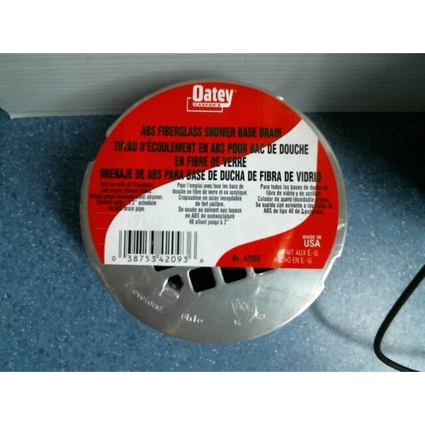 Oatey 42093, ABS Fiberglass Shower Base Drain, FREE SHIPPING