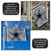 WinCraft Cowboys Metallic Silver Flag