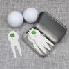 Azeeda 'Four Leaf Clover' Golf Divot Tool/Repair Fork Gift Set (GO00041449)