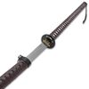 K EXCLUSIVE Japanese Odachi Sword – Heat Forged Carbon Steel Blade, Leather Wrapped Hardwood Handle, Wooden Scabbard – Expertly Crafted Odachi for Today’s Warrior - 69” Overall