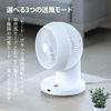 UF-DC155AFR 360° Oscillating Circulator DC Motor with Remote Control, Timer Included, Disassembly and Washable, 360° Rotation, Automatic Oscillation, Disassemblable, Easy to Clean, Tabletop, Compact