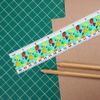 Fruit Salad Pattern 12 Inch Standard and Metric Plastic Ruler