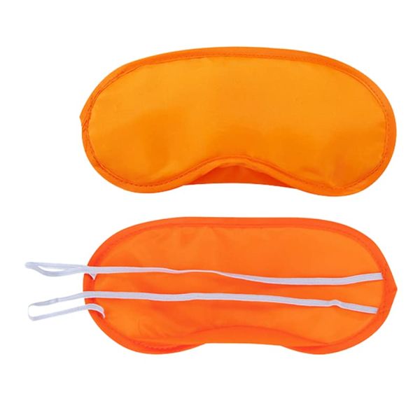 Plain Eye Mask for Sleeping [Orange]