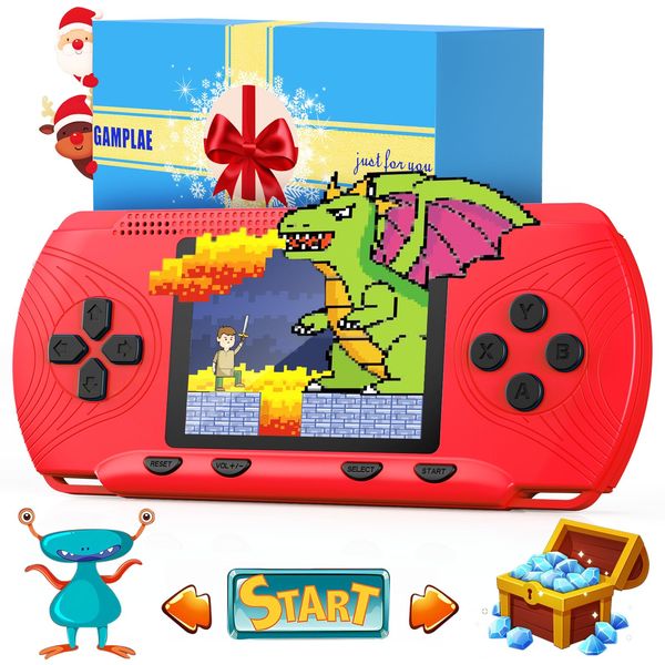 Handheld Games for Kids,Handheld Game Console 3" HD Screen,258 Video Game Console Hand held Video Games for Kids Portable Christmas Gaming Console, Electronic Toys Ages 5-12 for Kids