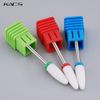 KADS E00057-C Ceramic Nail Drill Bit, Nail Drill Machine Bit, Grinding Nail Tool Drill Bit, Nail Art File, Abrasion Resistant, Corrosion Resistant, High Hardness