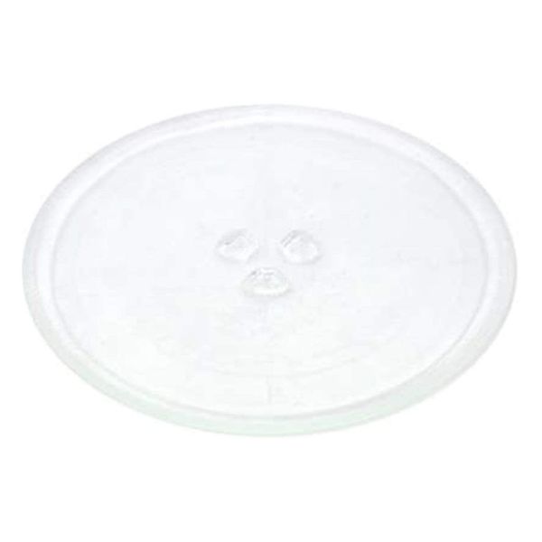 Microwave Turntable Glass Plate, 245Mm Y Type Microwave Accessories Microwave Chassis Turntable Durable Glass Microwave Oven Chassis (Transparent)