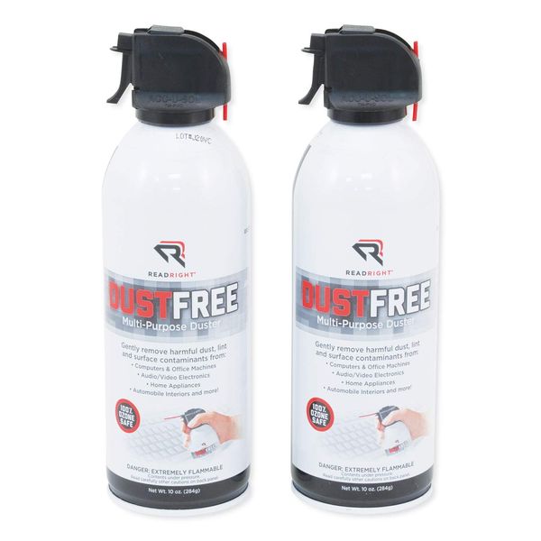 Read Right RR3722 DustFree Multipurpose Duster 2 10oz Cans/Pack