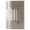 CRL V1E044SN Satin Nickel Vienna 044 Series Wall Mount Offset Back Plate Hinge