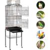 64-Inch Play Open Top Medium Small Bird Cage with Detachable Rolling Stand for P